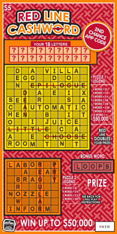 Red Line Cashword