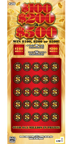 WIN $100, $200 OR $500