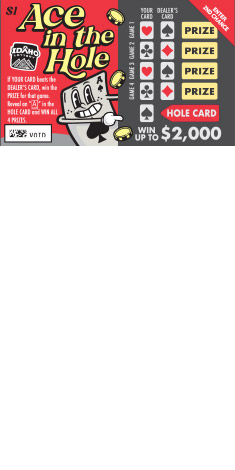 Ace In The Hole scratch game from Idaho Lottery
