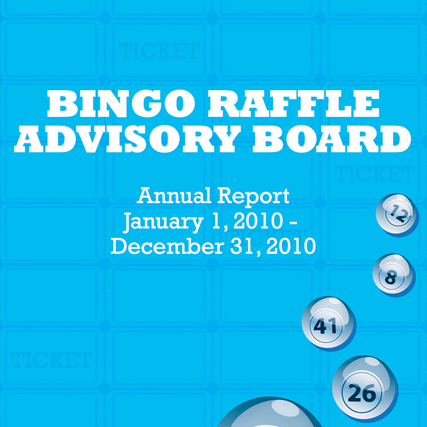 2010 Idaho Lottery Annual Report (Cover)