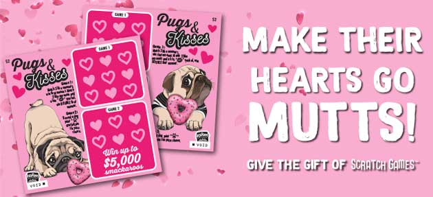 Pugs and Kisses Scratch Game