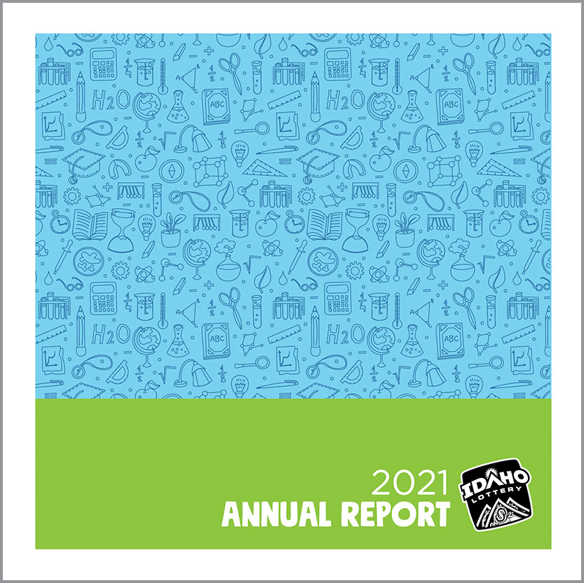 2021 Idaho Lottery Annual Report Cover