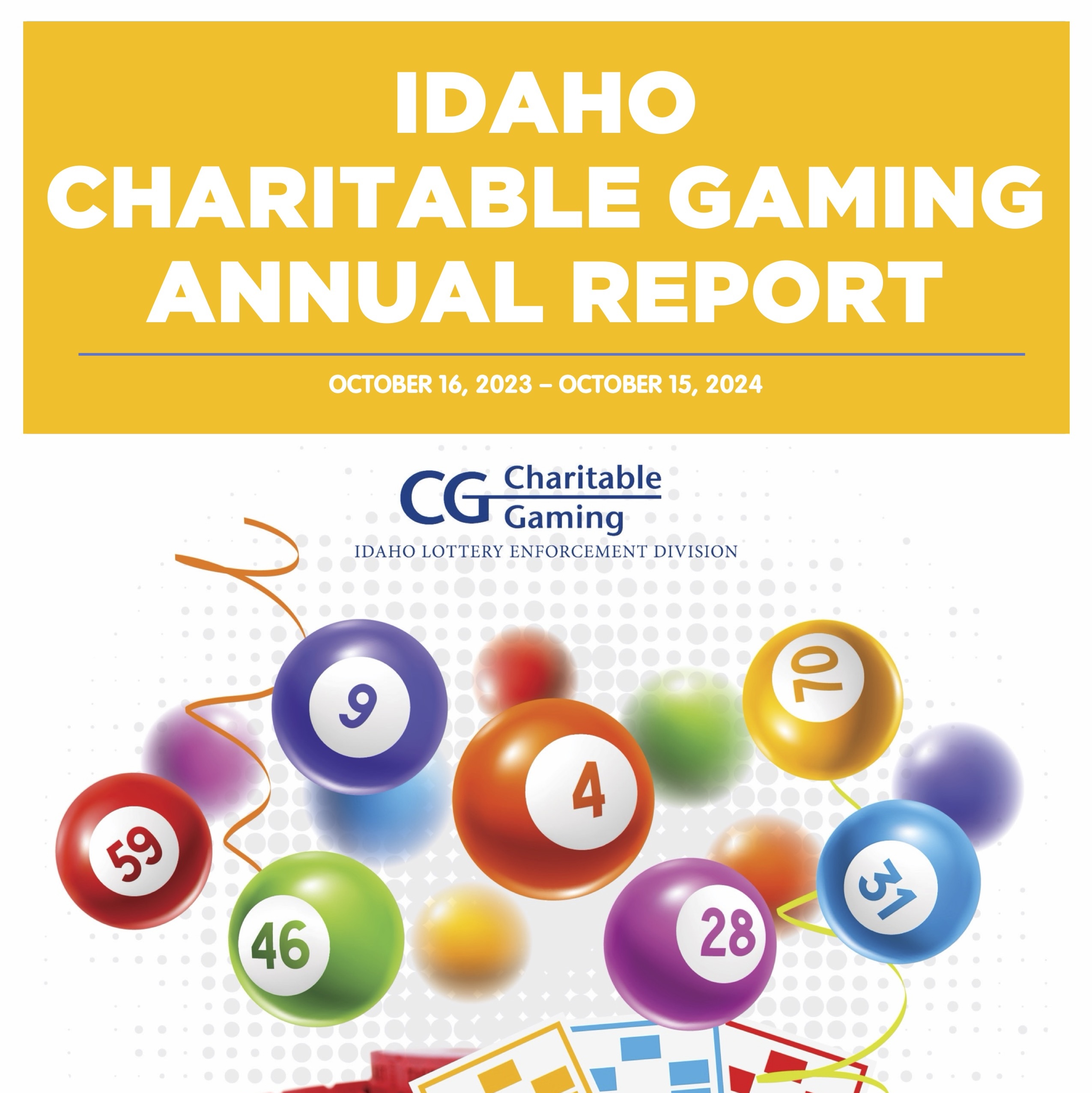 2023 Idaho Lottery Annual Report Cover