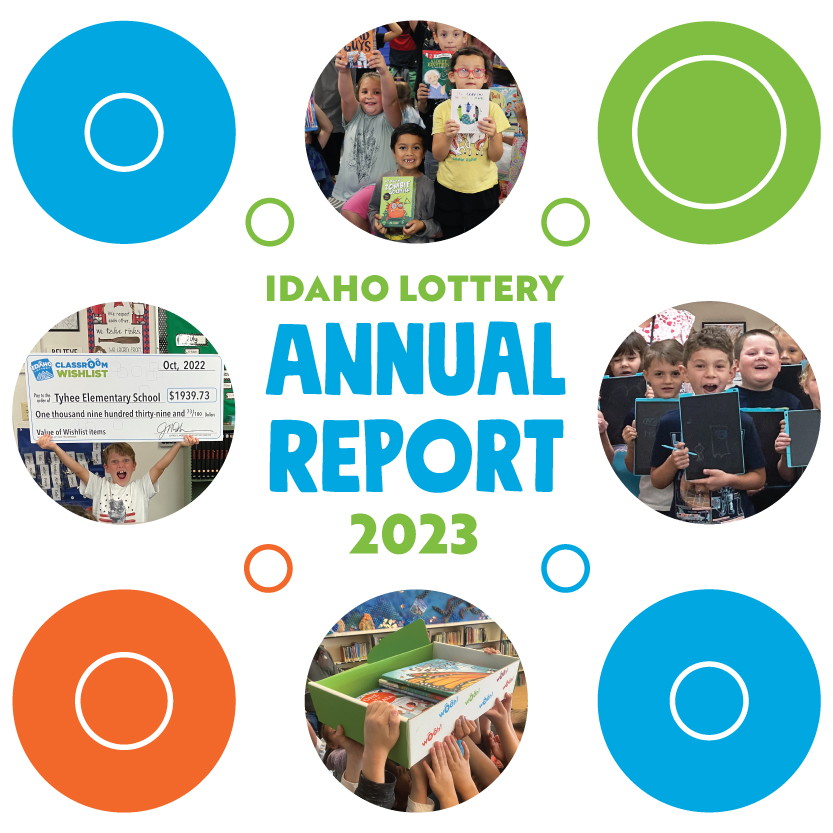 2023 Idaho Lottery Annual Report Cover