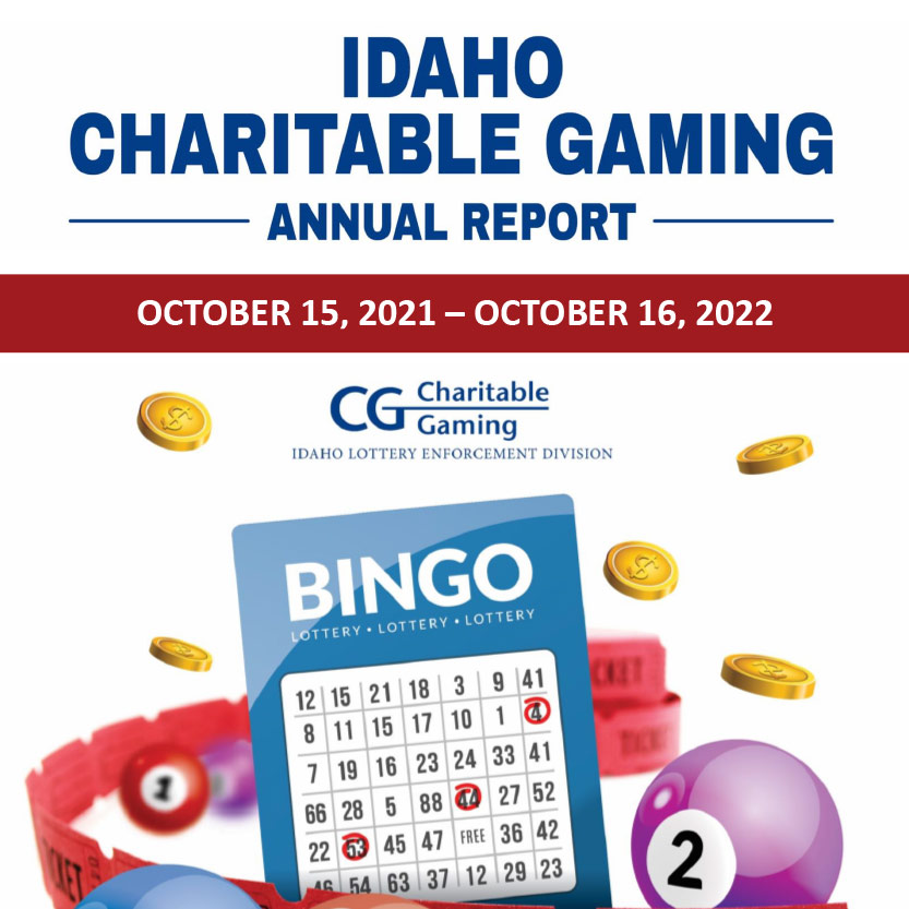 2022 Idaho Lottery Annual Report Cover